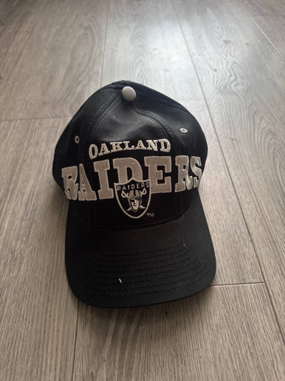 Vintage Oakland Raiders Starter Hat Black 90's (67)